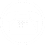 Bayerndogs - Weißes Telefon-Logo für direkten Kontakt